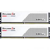 G.Skill Ripjaws S5 - DDR5 - Kit - 32 GB: 2x 16 GB - DIMM 288-PIN Low Profile - 5600 MHz / PC5-44800 - CL28 - 1.35 V - ungepuffert - non-ECC - Weiß
