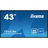 iiyama ProLite LE4341UHS-B1 109 cm (43") Klasse (108 cm (42.5") sichtbar) LCD-Display mit LED-Hintergrundbeleuchtung - 4K - für Digital Signage