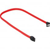 Sharkoon SATA-Kabel - Serial ATA 150/300/600 - SATA (W) - bis SATA (W) - 30 cm - 90____deg; Stecker - eingerastet - Rot