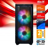 ACom Ultra Gamer R7-7800XT - Win 11 Pro - AMD Ryzen 7 7800X3D - 32 GB DDR5 RGB - 2 TB SSD NVMe - RX 7800XT (16 GB) - 750 Watt - WLAN, BT