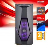 ACom Ultra Gamer R7-7600 - Win 11 Pro - AMD Ryzen 7 5700X - 32 GB DDR4 RGB - 1 TB SSD NVMe - RX 7600 (8 GB) - 650 Watt