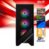 ACom Ultra Gamer R5-4060Ti - Win 11 Pro - AMD Ryzen 5 5600 - 32 GB DDR4 RGB - 1 TB SSD NVMe - RTX 4060 Ti (8 GB) - 650 Watt - WLAN, BT