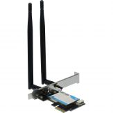 Inter-Tech EP-134 - Netzwerkadapter - PCIe - WLAN + Bluetooth - 802.11a/b/g/n/ac/ax (Wi-Fi 6) - Bluetooth 5.2