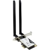 Inter-Tech DMG-35 - Netzwerkadapter - PCIe - WLAN + Bluetooth - 802.11a/b/g/n/ac/ax (Wi-Fi 6) - Bluetooth 5.0