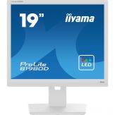 Iiyama ProLite B1980D-W5 - LED-Monitor - 48 cm (19") 5:4 - 1280 x 1024 - 5 ms - Kamera - PIVOT - DVI, VGA - weiß