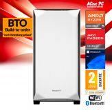 ACom BTO Highspeed Silent Allrounder R5 2024 white - Win 11 Pro - AMD Ryzen 5 8600G - 32 GB RAM - 1 TB SSD NVMe - AMD Radeon Grafik - Wi-Fi, Bluetooth