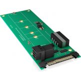 RaidSonic Icy Box IB-M2B02 - Schnittstellenadapter - U.2 miniSAS HD -> M.2 PCIe, U.2 2.5" -> M.2 PCIe