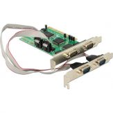 DeLock PCI Card 4x Serial - Serieller Adapter - PCI - RS-232 x 4