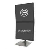 Ergotron DeskStand DS100 - Aufstellung für Dual-Flachbildschirm - Bildschirmgröße: bis zu 61 cm ( bis zu 24 Zoll ) - Montageschnittstelle: 100 x 100 m