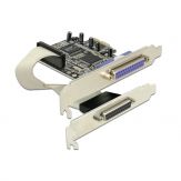 DeLock PCI Express Card 2 x Parallel - Parallel-Adapter - PCIe - parallel - 2 Anschlüsse