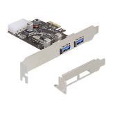 DeLock PCI Express card > 2x USB 3.0 - USB-Adapter - PCIe - USB 3.0 x 2