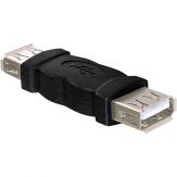 DeLock Gender Changer USB - USB Typ A, 4-polig (W) - USB Typ A, 4-polig (W) - Grau