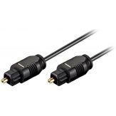 Digitales Audio-Kabel (optisch) - TOSLINK (M) - TOSLINK (M) - Schwarz - 3 m