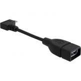 DeLock USB-Kabel - USB Typ A, 4-polig (W) - 5-polig Micro-USB Typ B (M) - 11 cm ( Hi-Speed OTG )