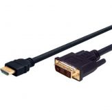 JouJye - Adapterkabel - DVI-D Dual-Link (M) <-> HDMI (M) - (HDMI High Speed) - 5 m - Schwarz
