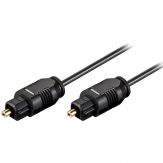 Digitales Audio-Kabel (optisch) - TOSLINK (M) - TOSLINK (M) - Schwarz - 5 m