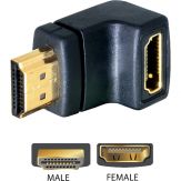DeLock Video- / Audio-Adapter - HDMI - HDMI, 19-polig (M) - HDMI, 19-polig (W) - ( HDMI 1.3 )
