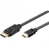 DisplayPort auf HDMI Adapterkabel - 1 m - Schwarz