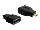 DeLock High Speed HDMI with Ethernet - Video-/Audio-/Netzwerkadapter - HDMI - Micro-HDMI  (M) / HDMI (W)