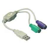 DeLOCK USB to PS/2 Adapter - Tastatur- / Maus-Adapter - USB