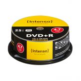 Intenso - 25 x DVD+R - 4.7 GB 16x - Spindel