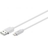 Goobay Apple Lightning USB Sync- & Ladekabel für iPod, iPhone, iPad - 2 m - Weiß
