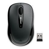 Microsoft Wireless Mobile Mouse 3500 - Maus - optisch - 3 Tasten - drahtlos - 2.4 GHz - kabelloser Empfänger (USB) - Lochness-Grau