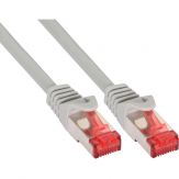 Netzwerk Patchkabel - S/FTP (PiMf) - Cat.6 - 250MHz - PVC - CCA - 0,5m - grau