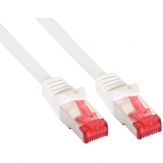 Netzwerk Patchkabel - S/FTP (PiMf) - Cat.6 - 250MHz - PVC - CCA - 0,5m - weiß