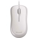 Microsoft Basic Optical Mouse - Maus - optisch - 3 Taste(n) - verkabelt - USB - weiß