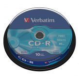 Verbatim - 10 x CD-R - 700 MB ( 80 Min ) 52x - Spindel