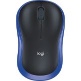 Logitech M185 - Maus - optisch - 3 Taste(n) - drahtlos - USB - Blau