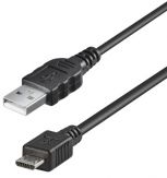 Goobay micro-USB Sync- & Ladekabel - USB A - Micro-USB B - 1,8m - Kabel - Digital / Daten Kabel - 5-polig - Schwarz