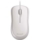 Microsoft Basic Optical Mouse for Business - Maus - optisch - 3 Tasten - verkabelt - PS/2, USB - weiß